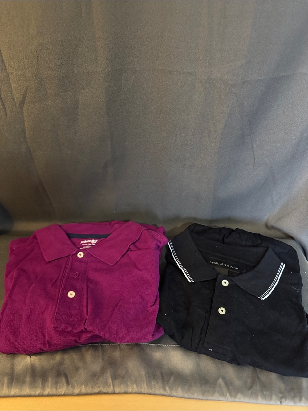 croft & barrow Men's Polo Shirts in Purple and Black